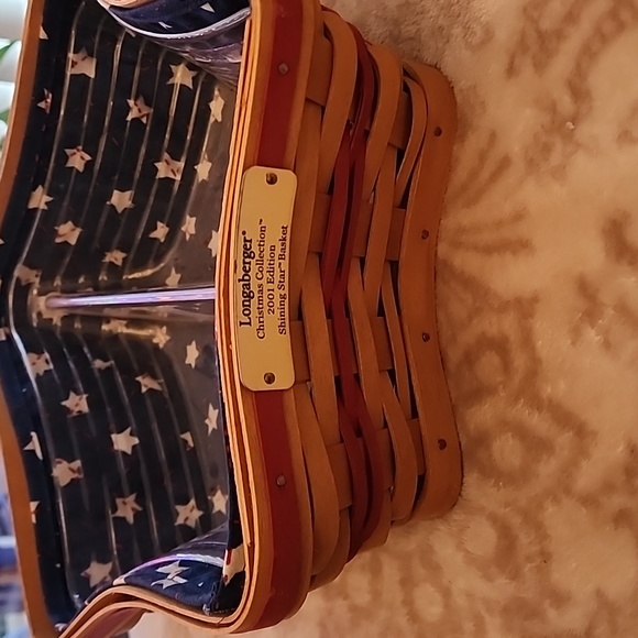 Longaberger Shining Star Basket 2001 Christmas - Picture 4 of 4